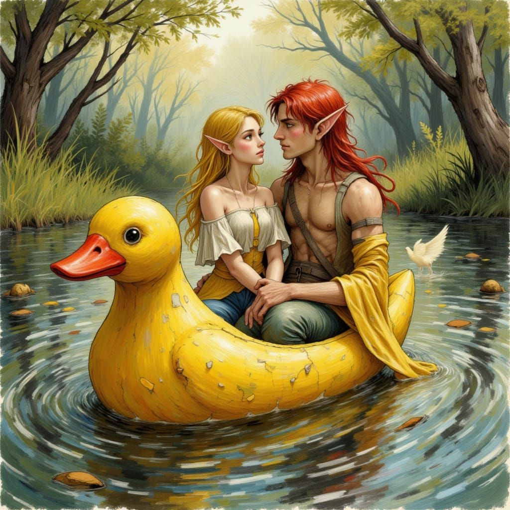 "Pfft! Who needs Swan Boats?!"