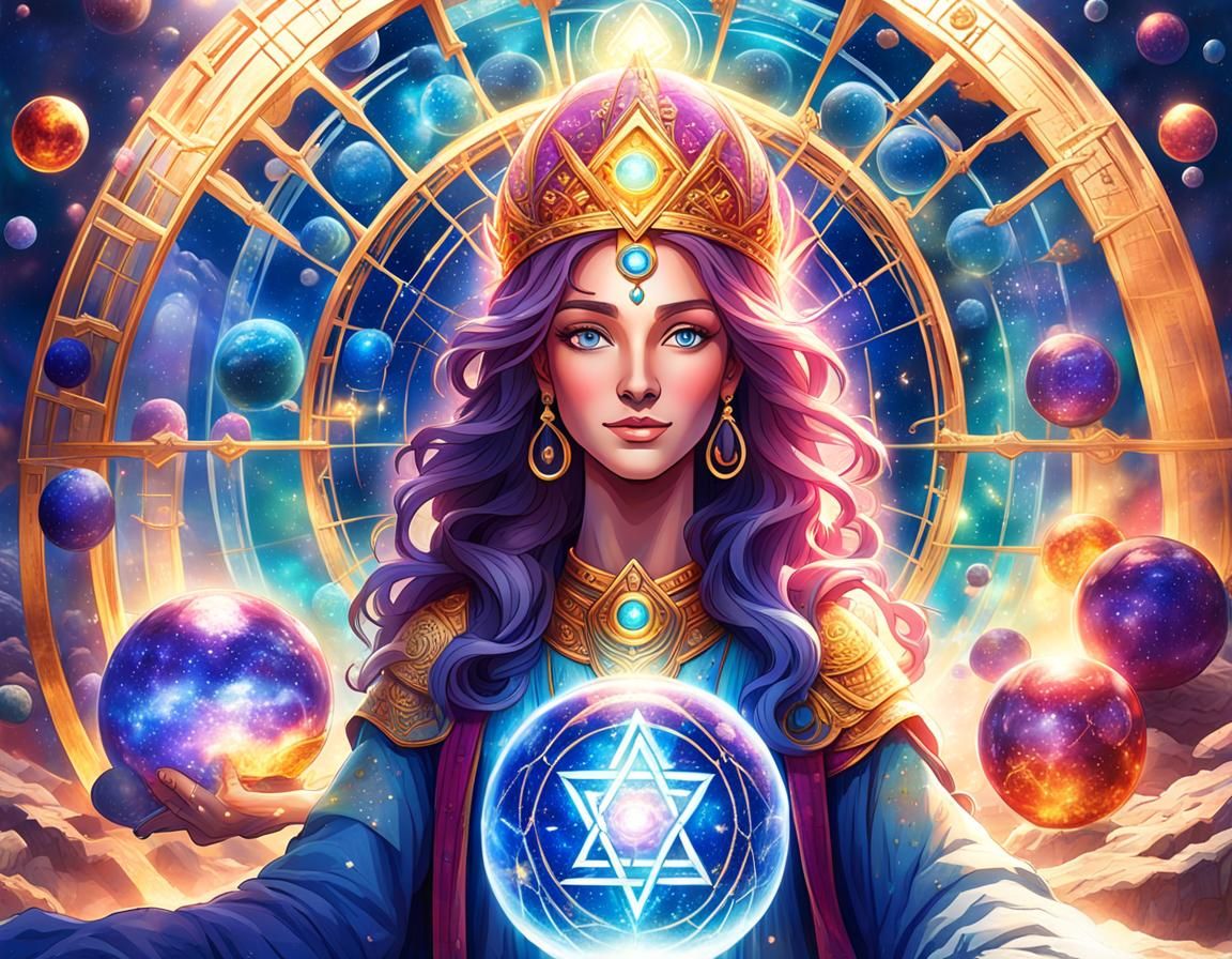 Lyran Princess in Golden Age Atlantis: Auric Sphere Portrait