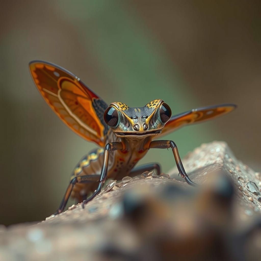 A Surreal Wildlife Portrait in Deep Dream Style