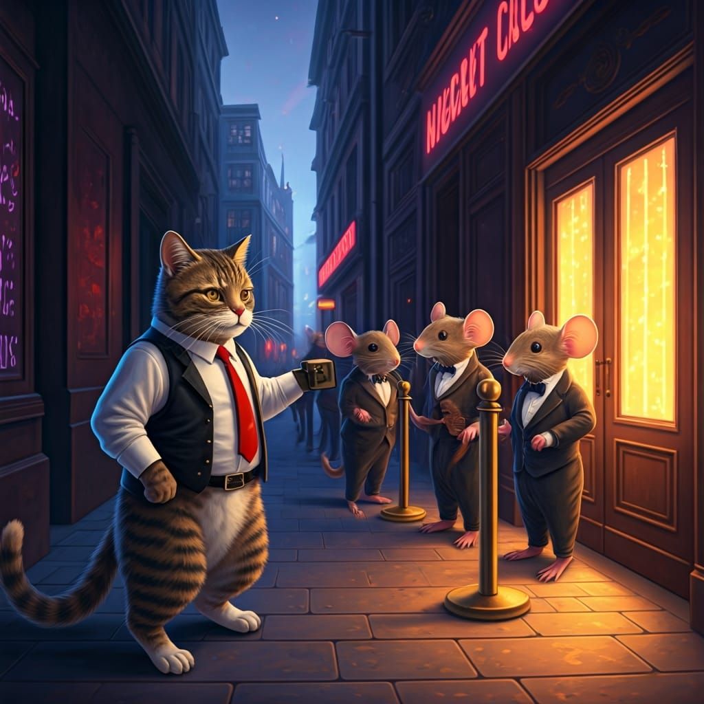 Cat Bouncer at Mouse Nightclub