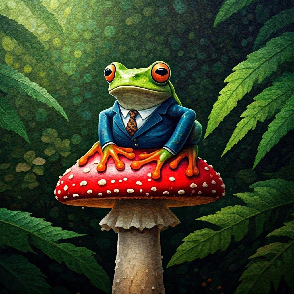 Business frog