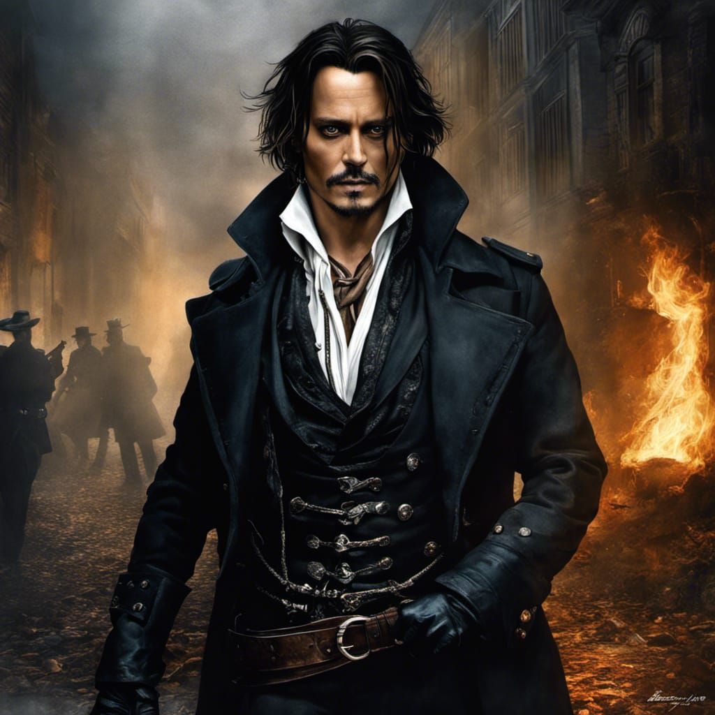 Johnny Depp as Constable Ichabod Crane in Sleepy Hollow
