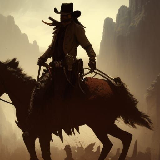 Ruthless Demon Hunter in the Wild West