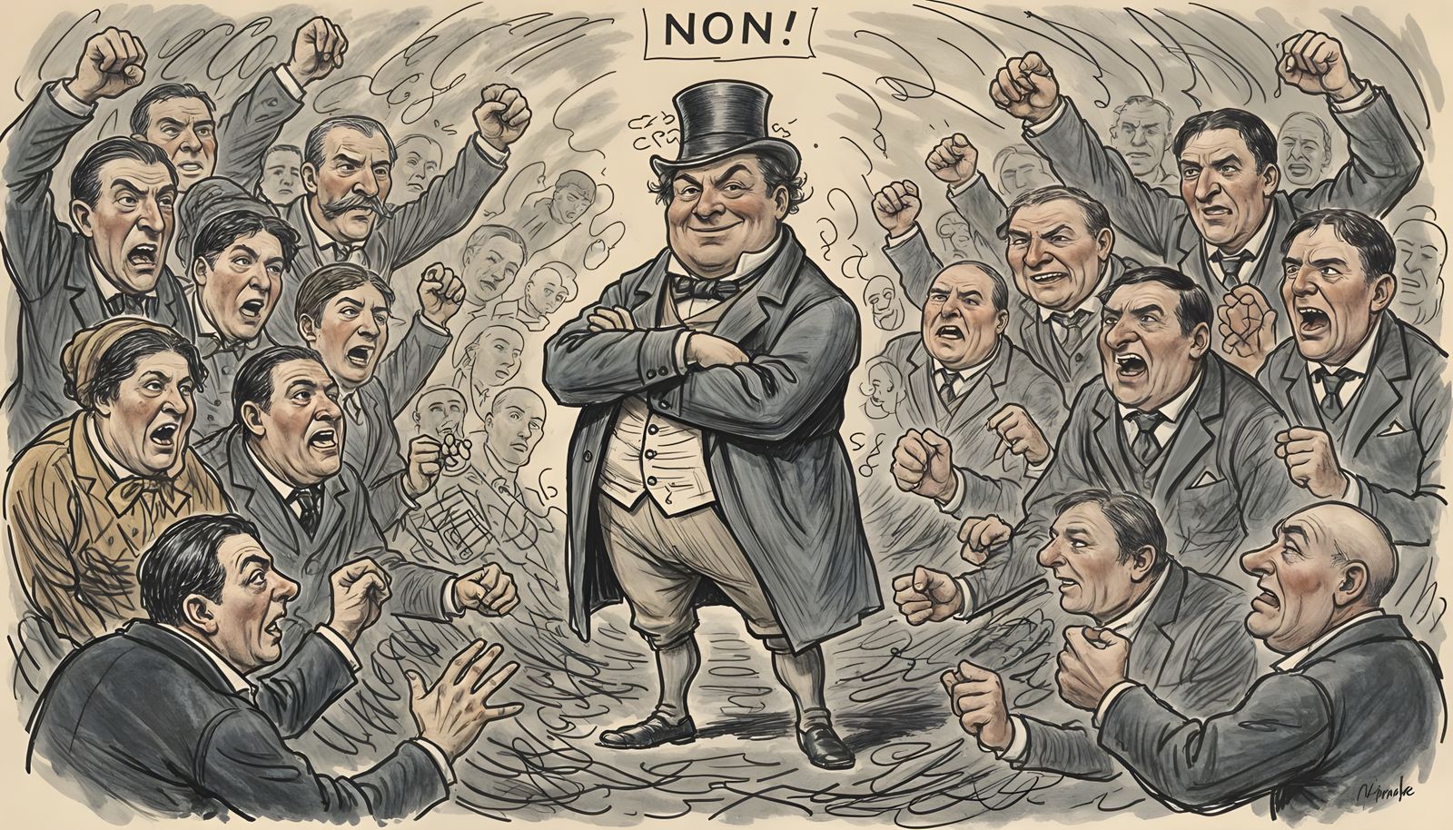 Humorous Image: Stubborn Individual Defies Expectations