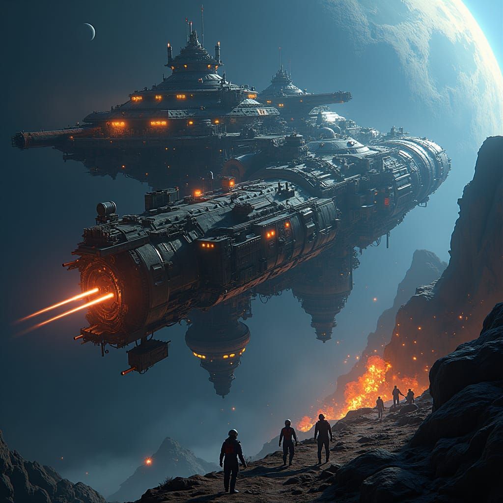 New Eden Space Station: A Futuristic Concept Art