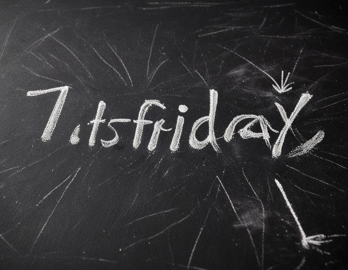 Chalkboard Friday Morning Delight