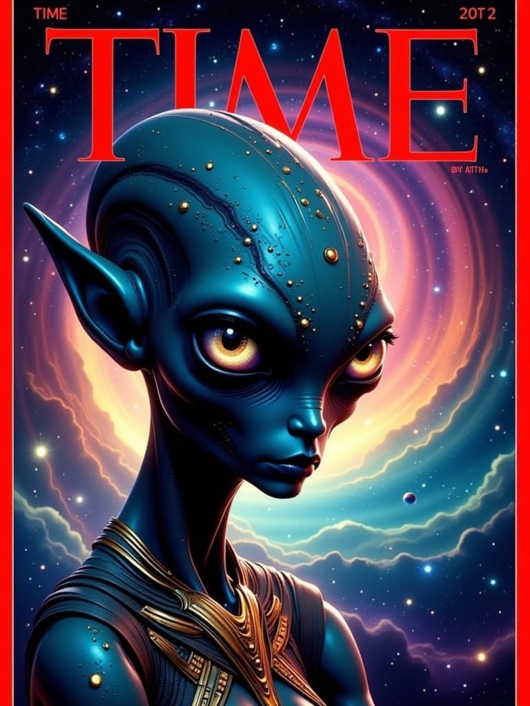 TIME Magazine Cover: Alien of the Year Illustration