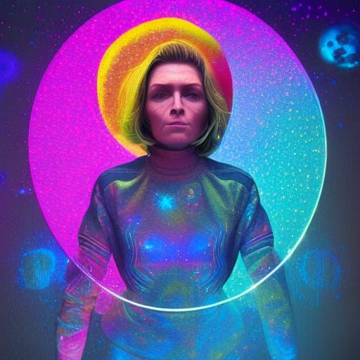 Astral Cosmic Illustration by Pablo Amaringo