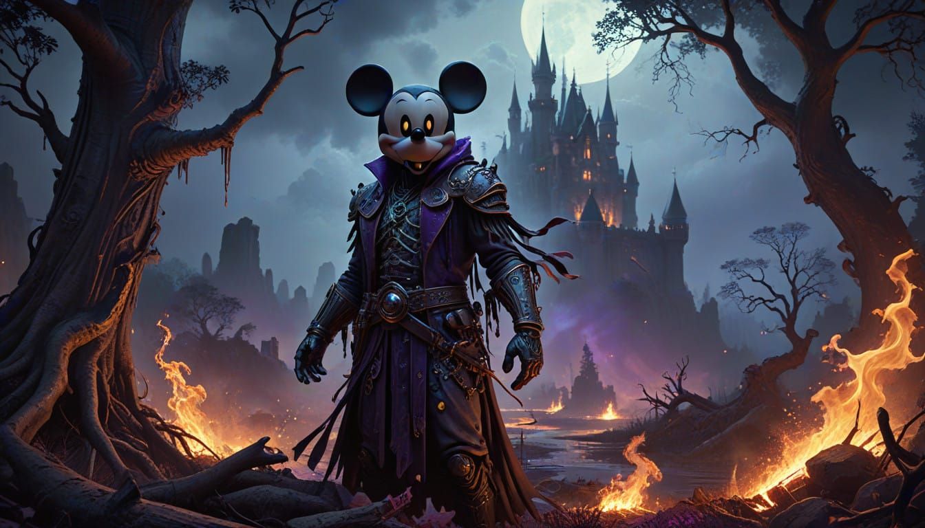 Ethereal Zombie Kingdom in Darkness