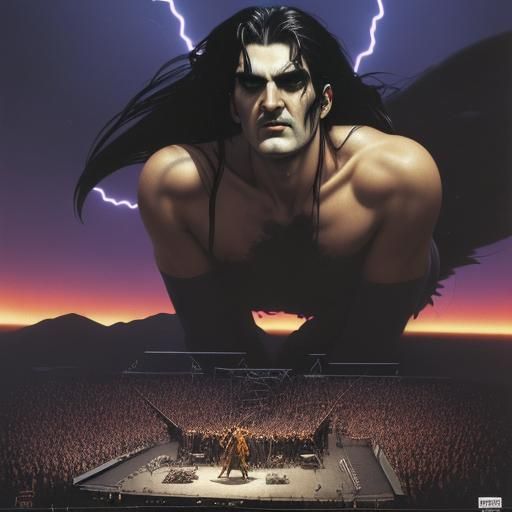 Peter Steele's Demonic Greek Concert, Syd Mead Style