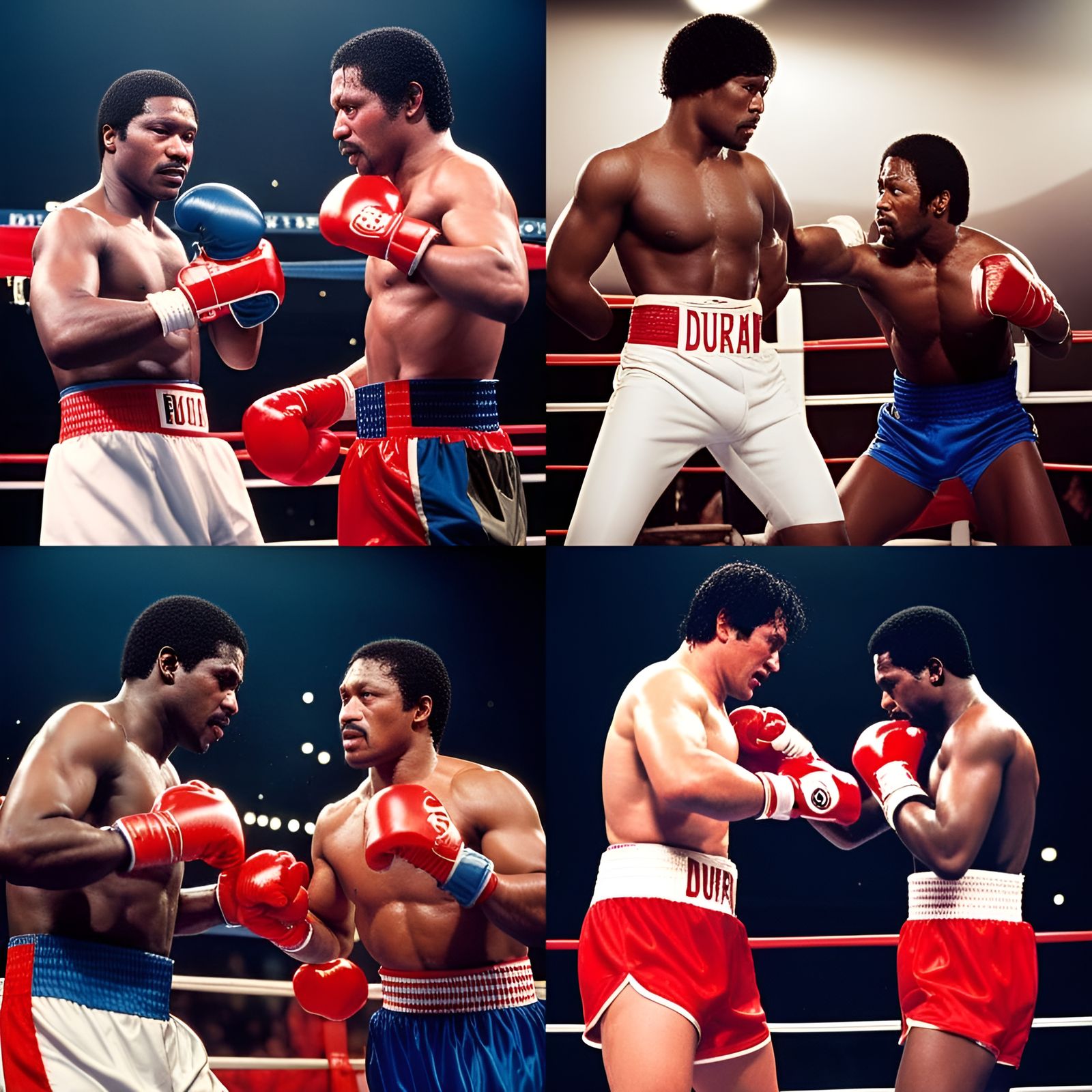 Rocky Movie Boxing Match Scene