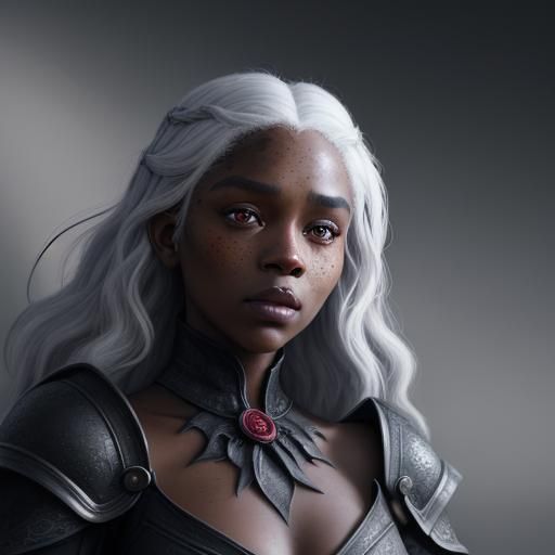 Targaryen Woman Portrait in Art Nouveau Style