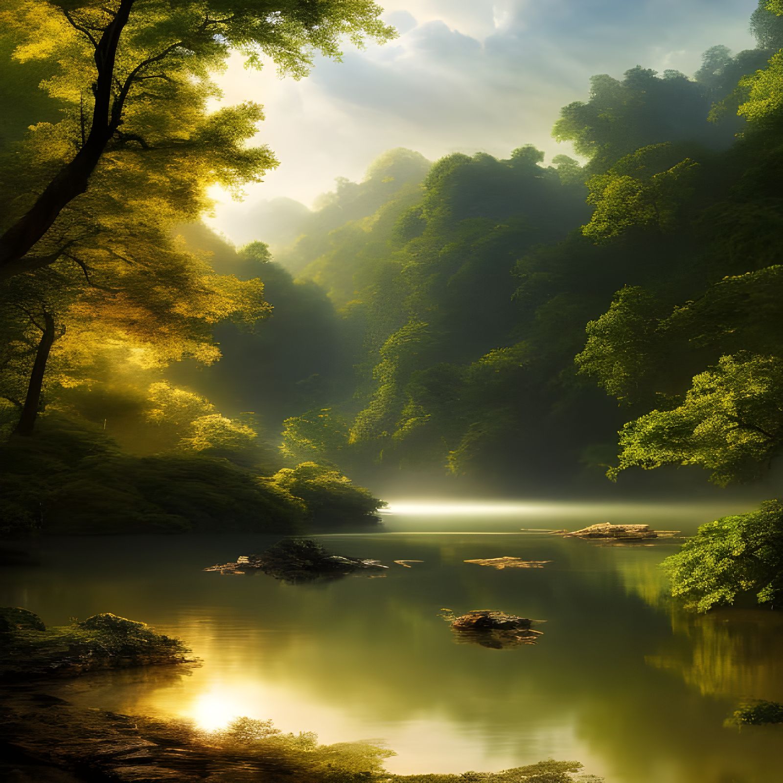 Lush Garden Country House with Large Being