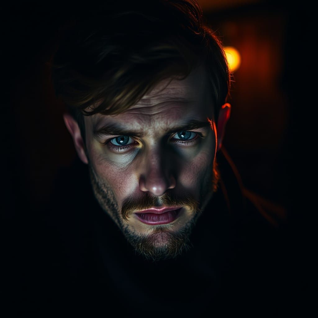 Dramatic Portrait of Nathan in Cinematic Lighting