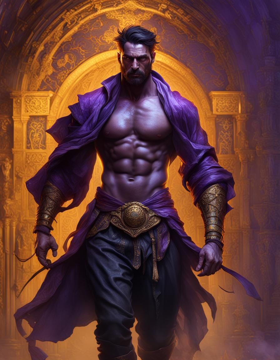 Hyperdetailed Dark Fantasy Portrait of a Man