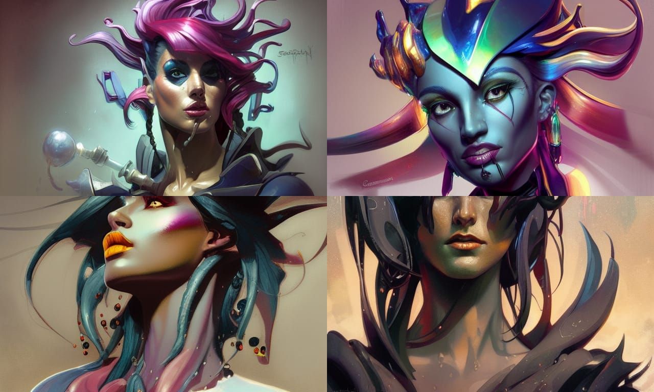 Anime Portrait of Scaramouche by Greg Rutkowski