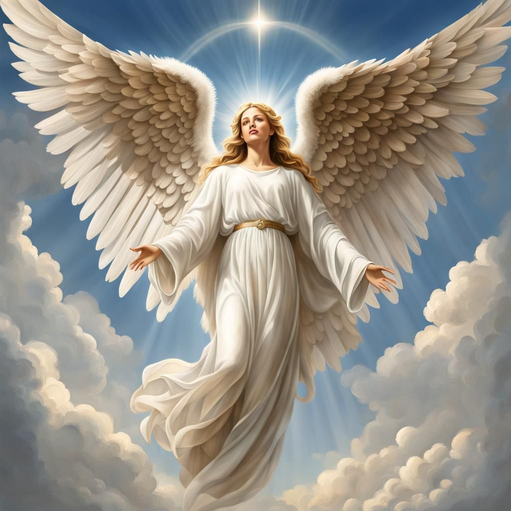 Angel Ascending from Heaven