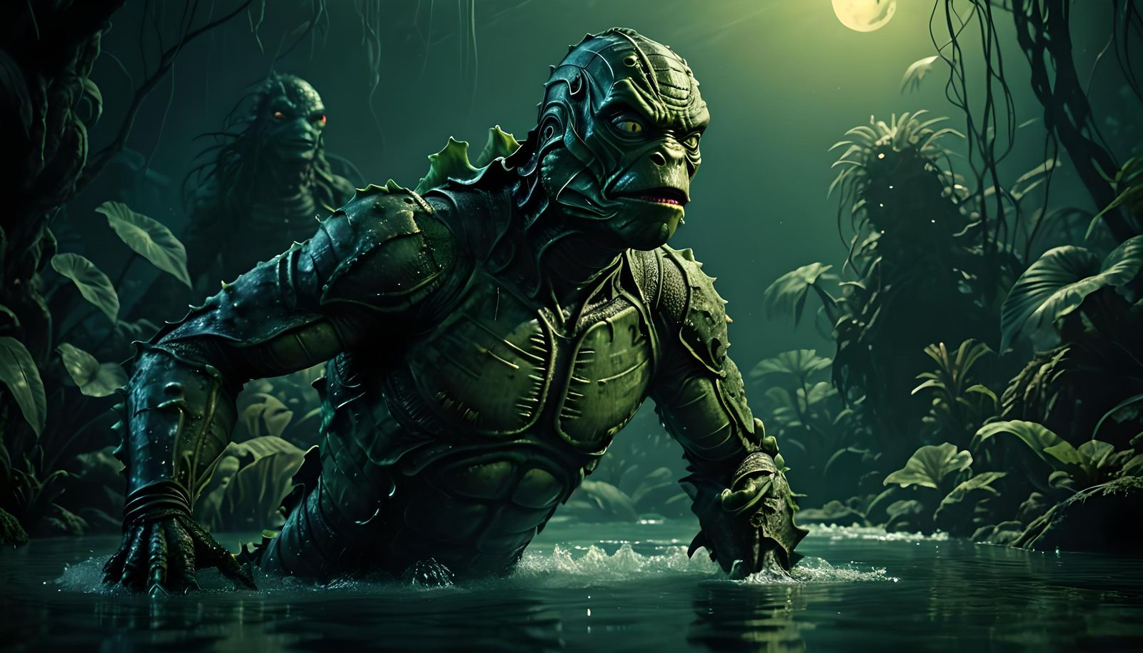Creature from the Black Lagoon: Fantasy 3D Render