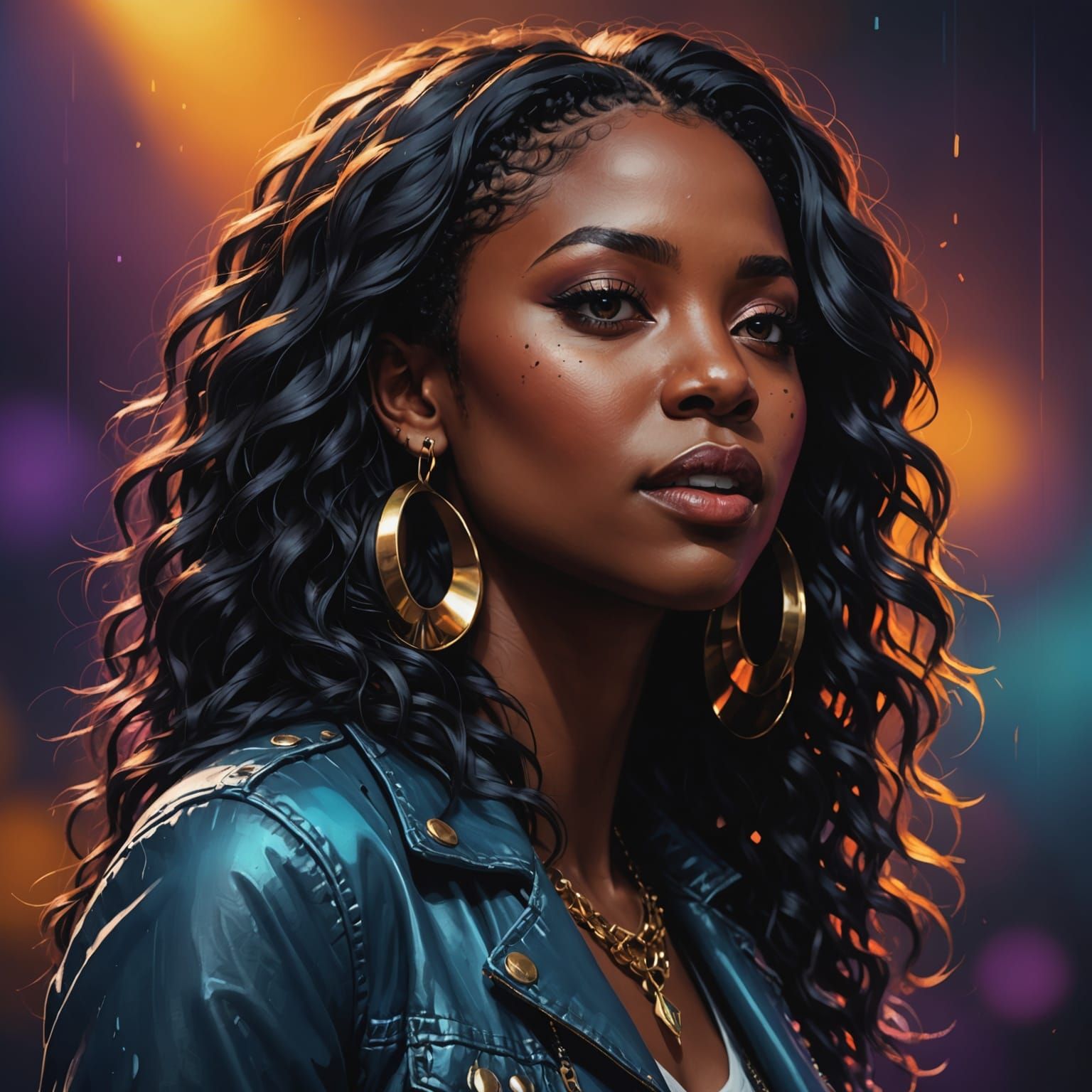 Soulful Singer-Songwriter Aftress in Hyperrealistic Concept ...