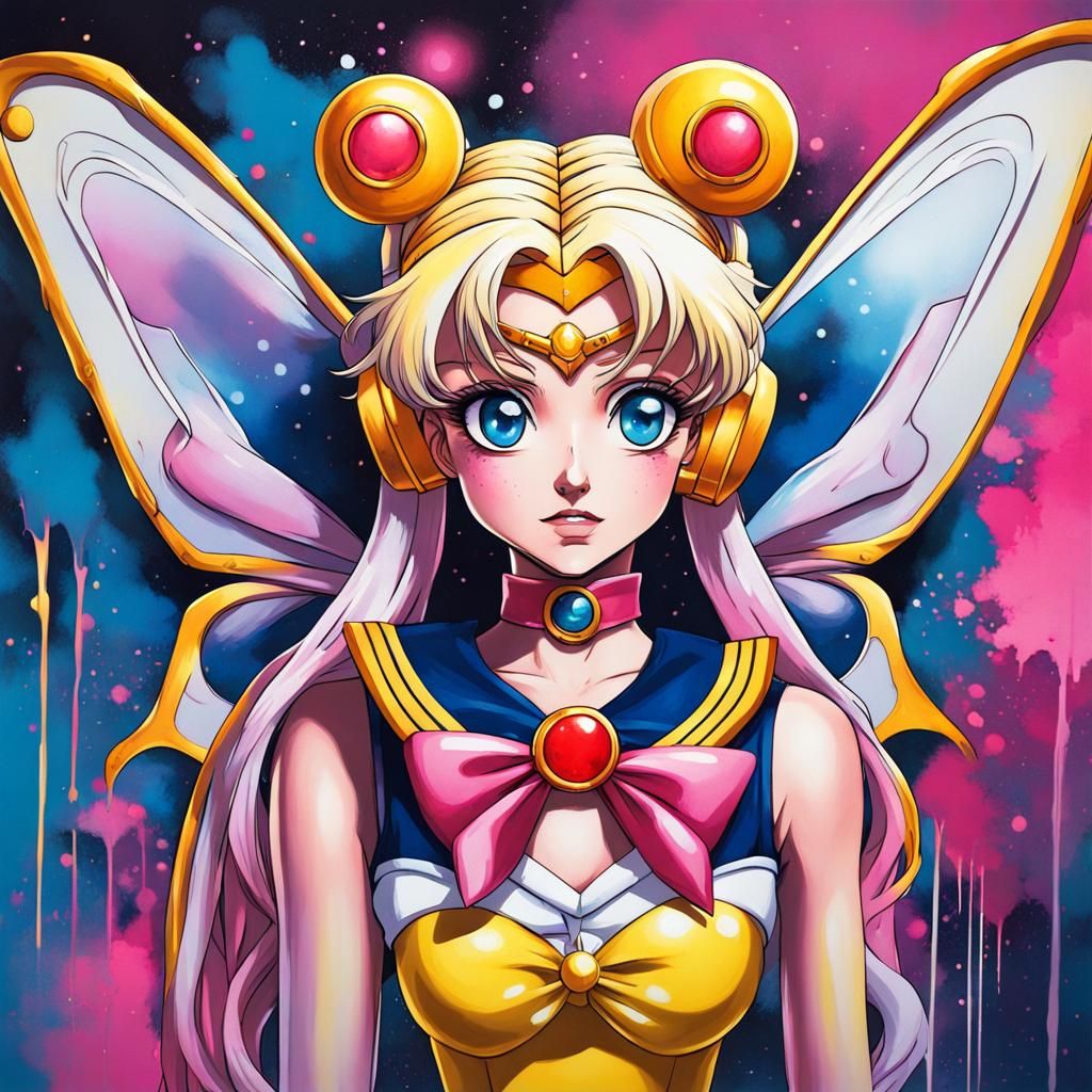 Sailor Moon as a moth
