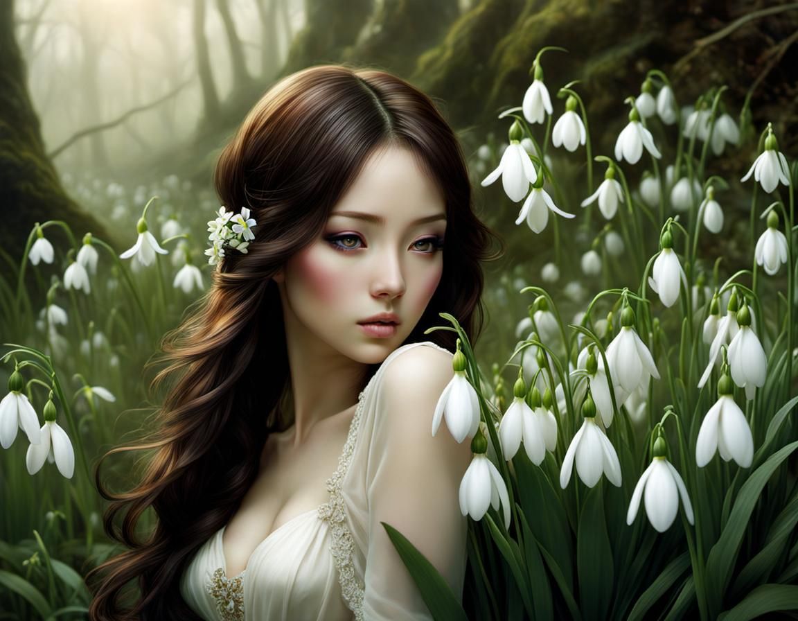 Snowdrop Landscape Photography by Kim Jae Jun