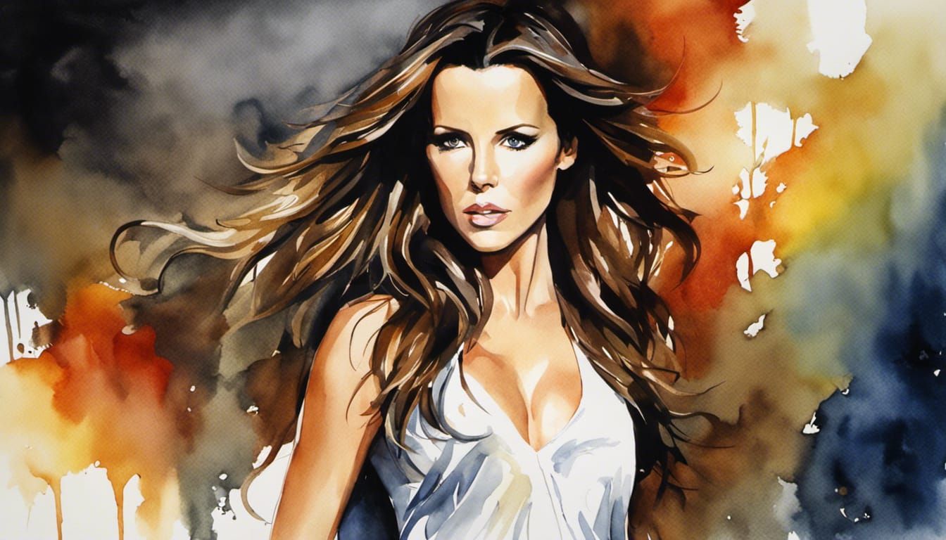 Beautiful "Kate Beckinsale" (Water) - 3