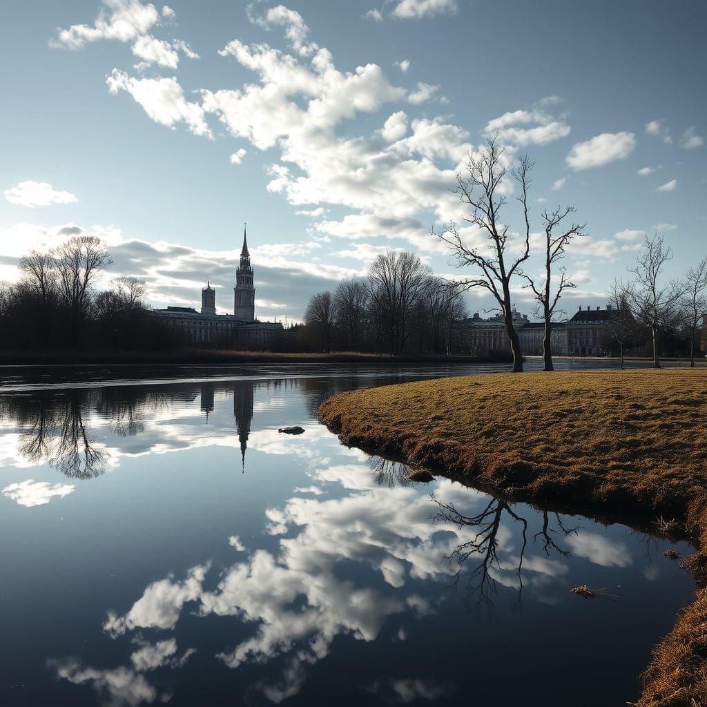 Abstract Synfraktal Reflexion