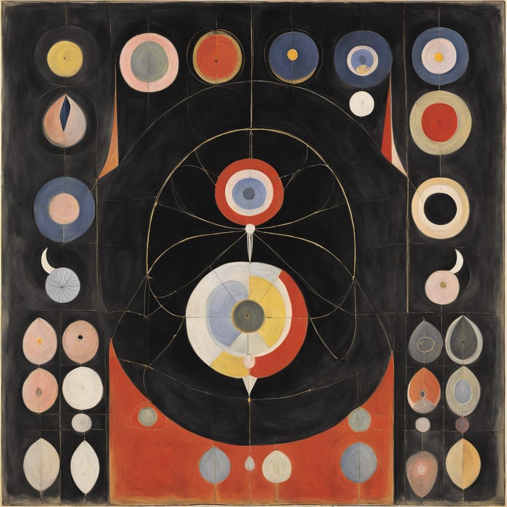 Mystical Futurism in Darkened Landscape