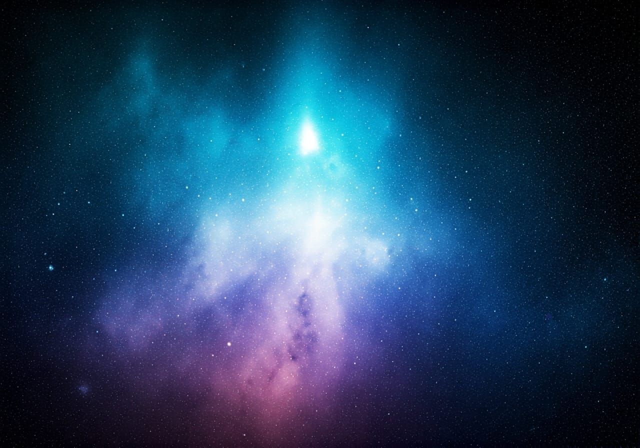 Cosmic Night Sky Art in Ethereal Style