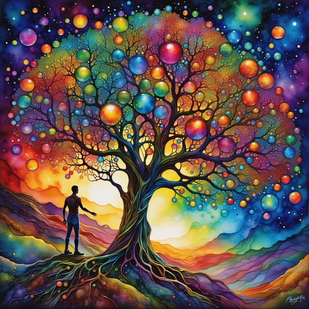 Astronaut Walking in Zero Gravity