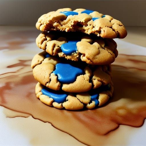 Whimsical Cosmic Cookies in Dreamy Watercolor Style