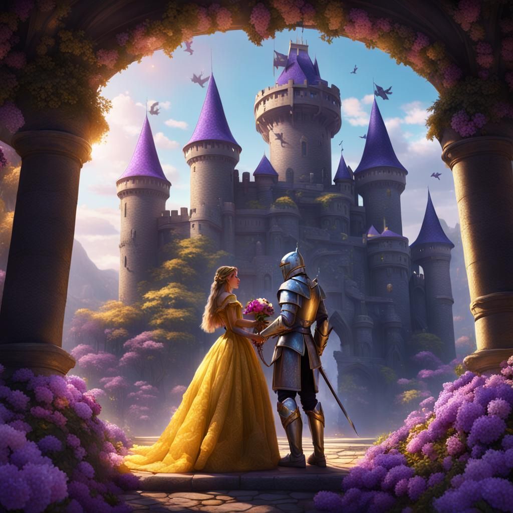 Fantasy Castle Wedding: Dark Fantasy Concept Art