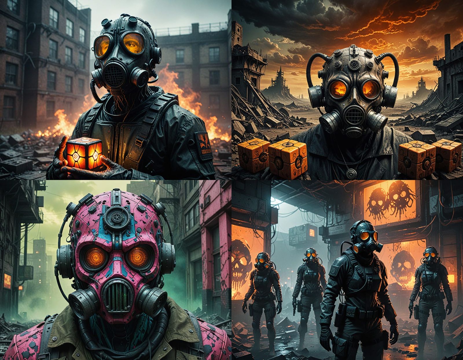 Psychedelic Post-Apocalyptic Cubes of Radioactive Despair