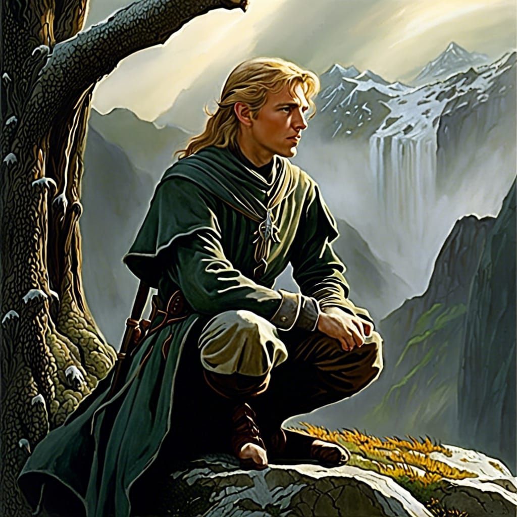 Akhorahil, ranger of Gondor.  age 21