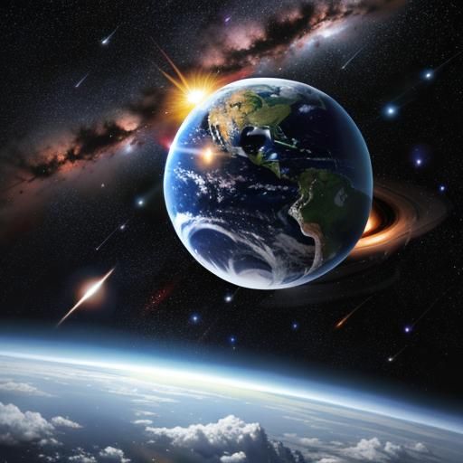 Planet Protected by Force Field in Cosmos