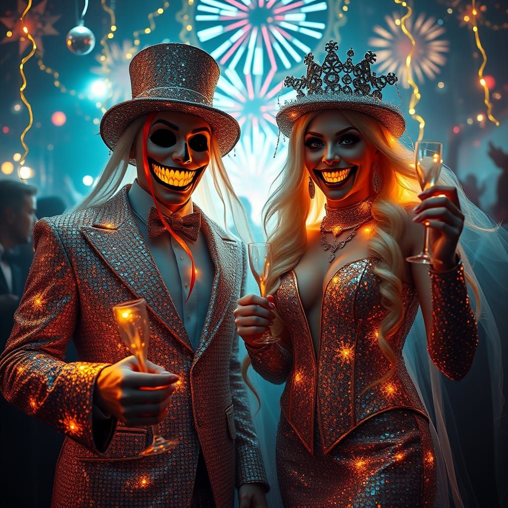Ghosts Celebrate New Years in Cinematic Digital Matte Painti...