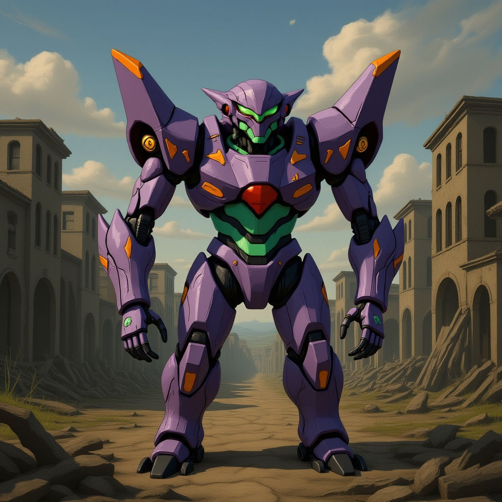 Evangelions vs. Studio Ghibli in Anime Style