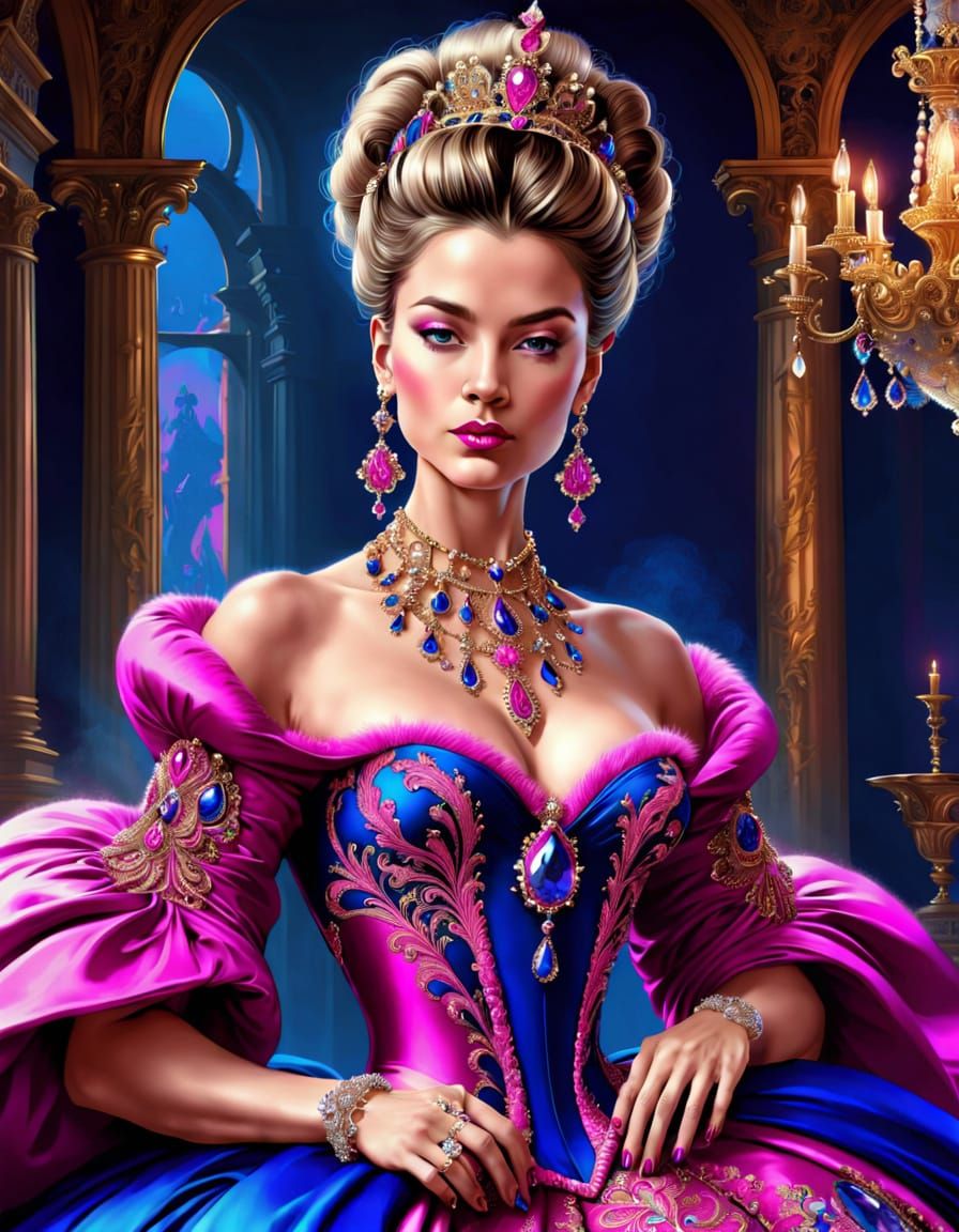 Beautiful powerful queen