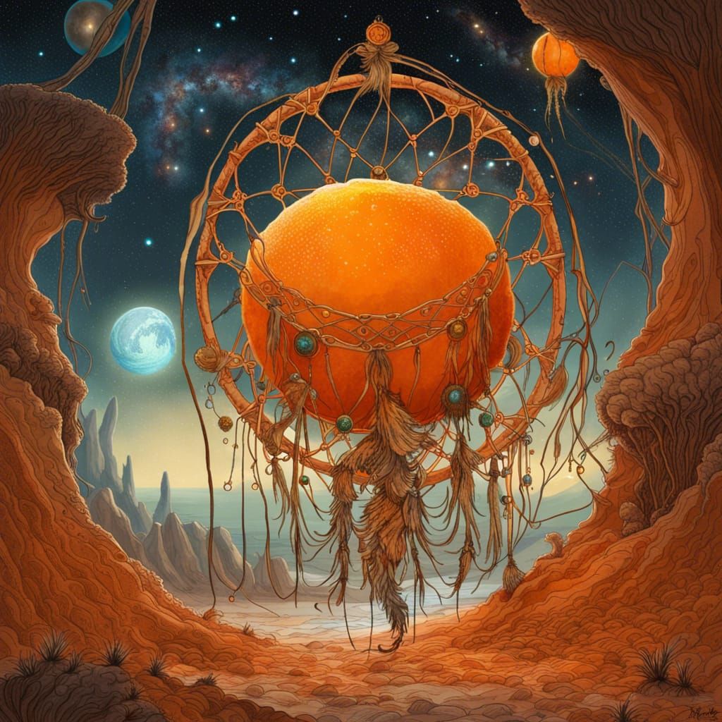 Alien Planet Dreamcatcher in 3D