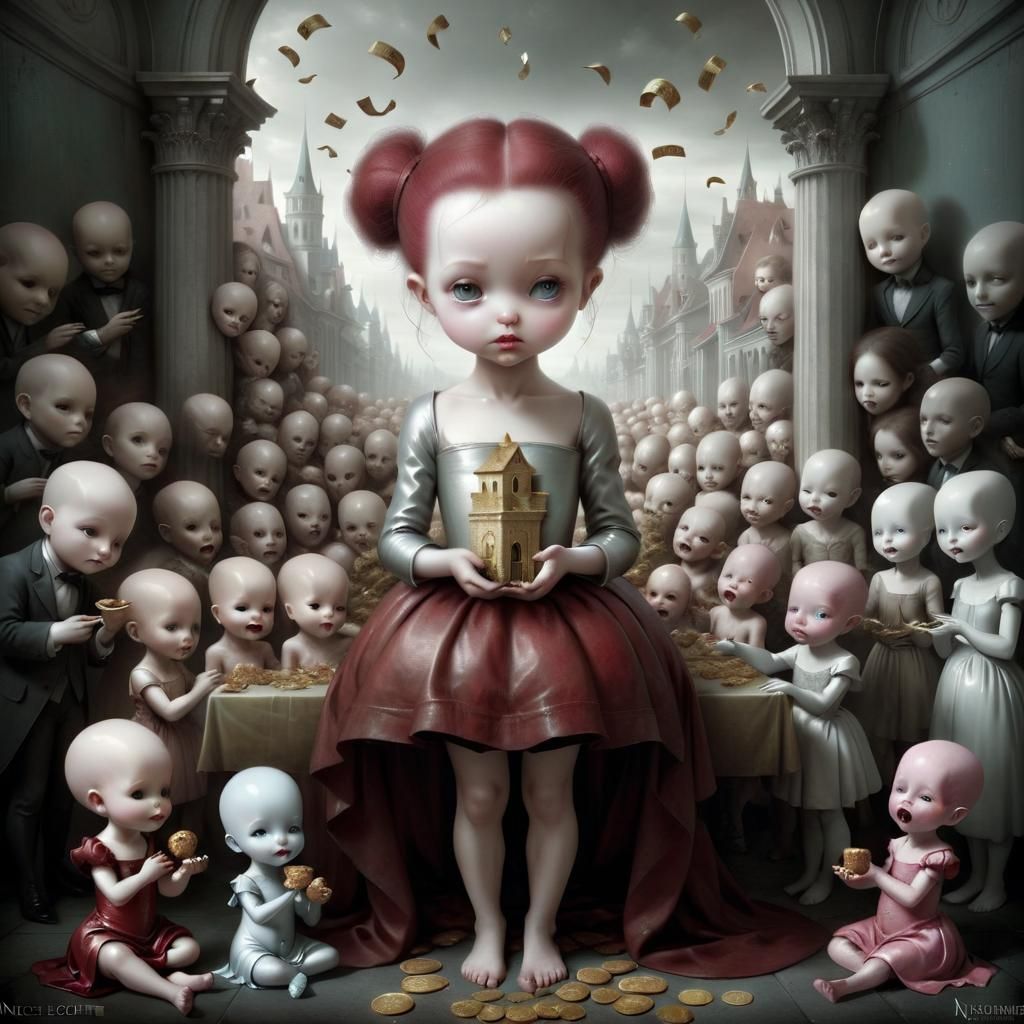 Generosity Versus Greed: Conceptual Digital Art