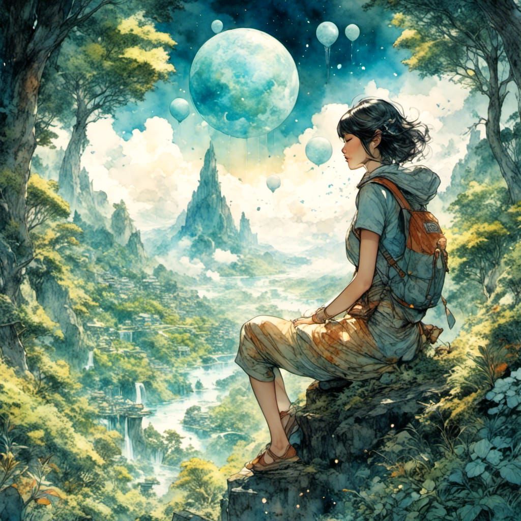 Celestial Web: A Watercolor Constellation Story