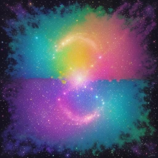 Cutepunk Baby Star in Pastel Dreamscape