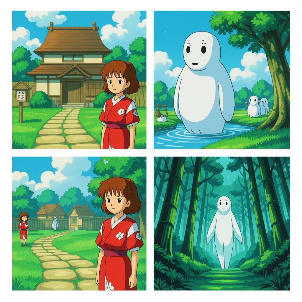 Chihiro's Journey: Split Worlds in Spirited Away
