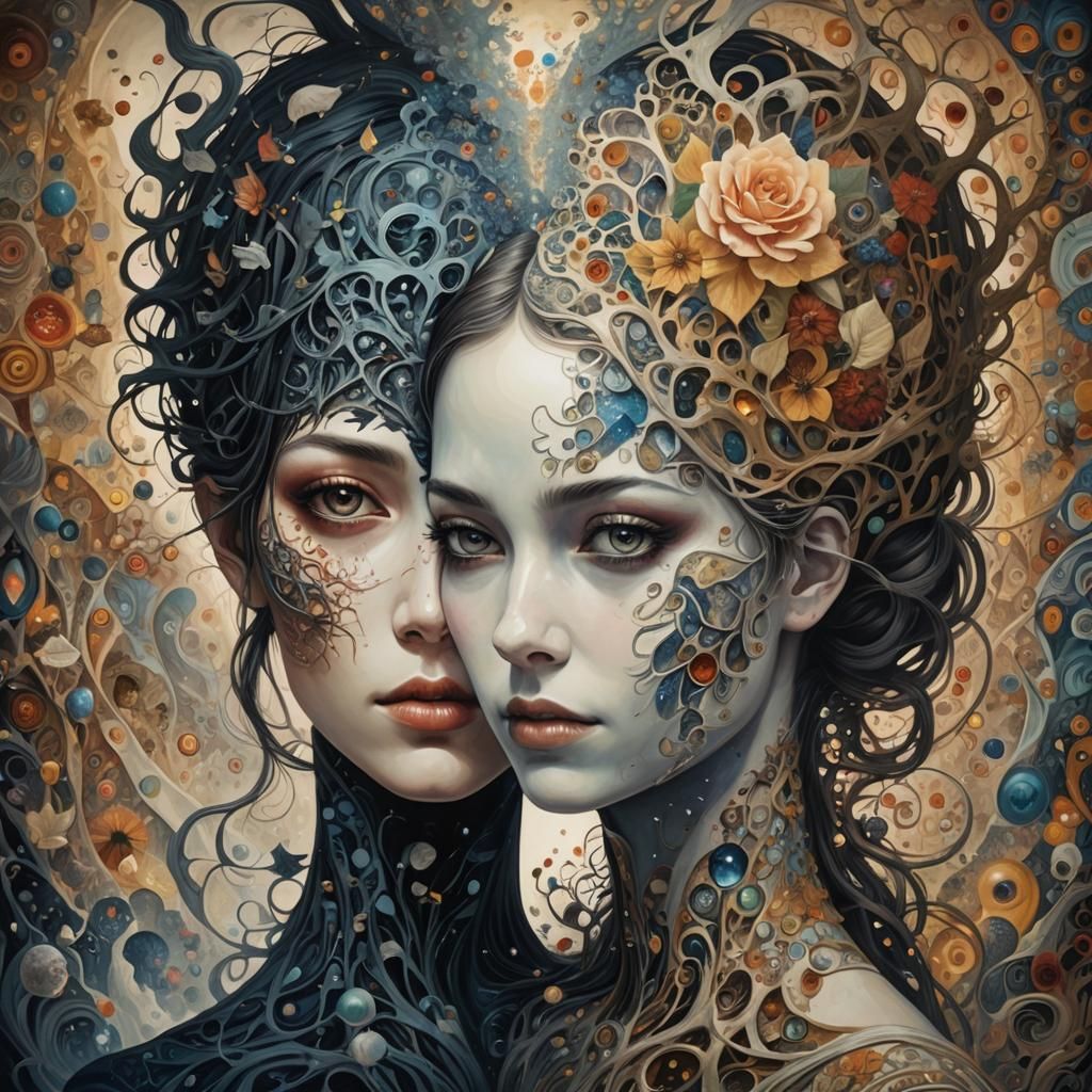 Duality: A Stunning Depiction of Inner Contrasts