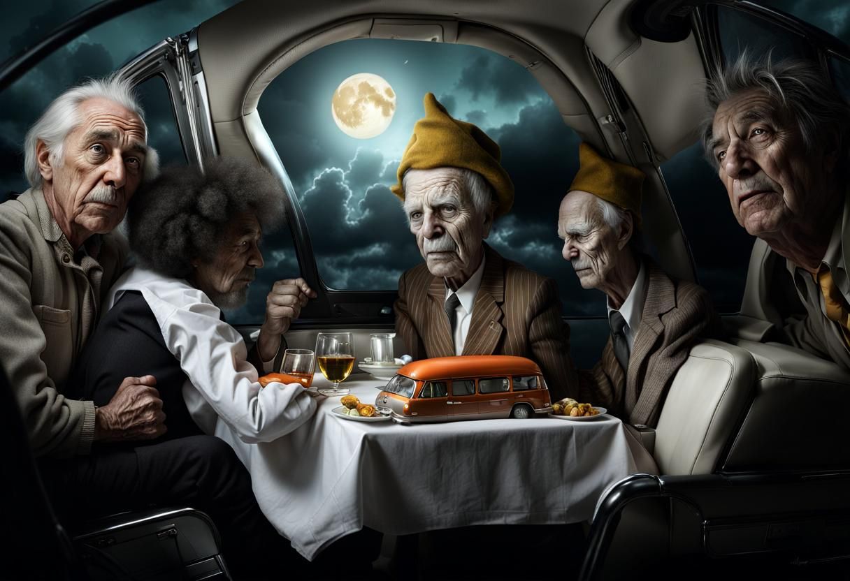 Surreal Future Cityscape with Magical Realism