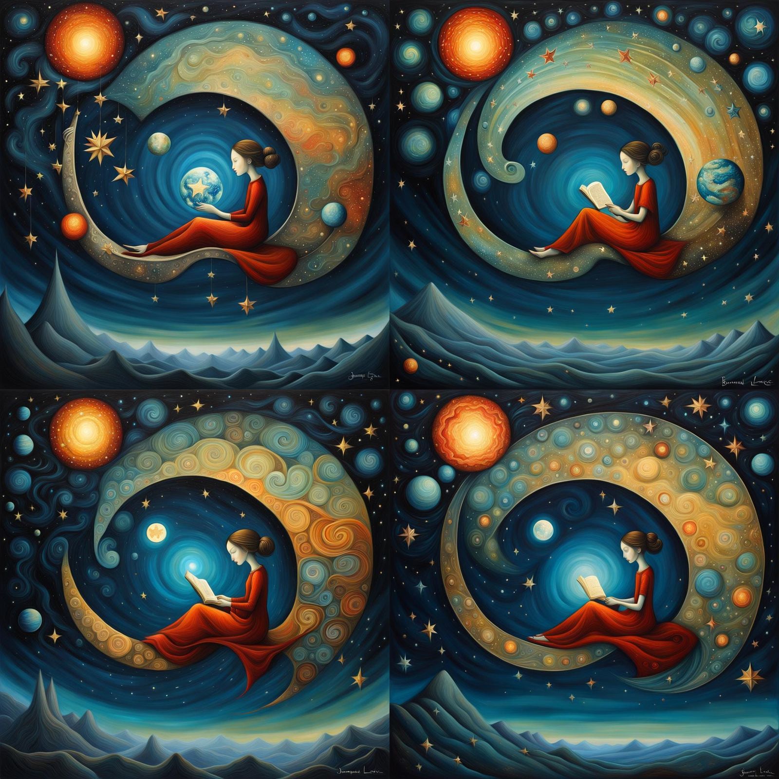 """impasto painting"beautiful, storybook illustration, by Be...