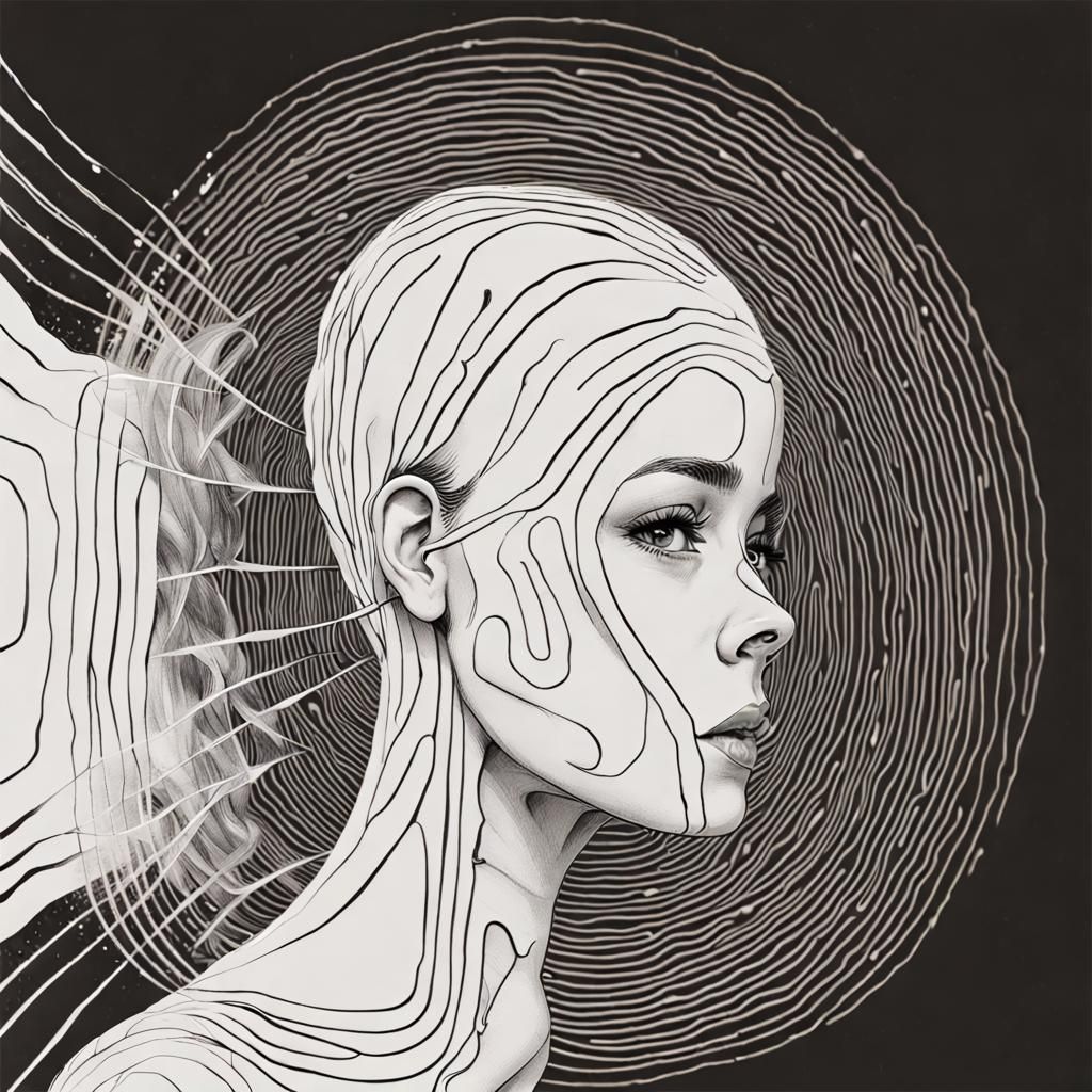 Abstract Soulful Mind: An AI Interpretation