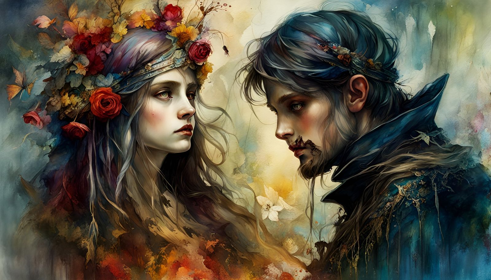 Grimm's Fairy Tale: Dark Renaissance Painting