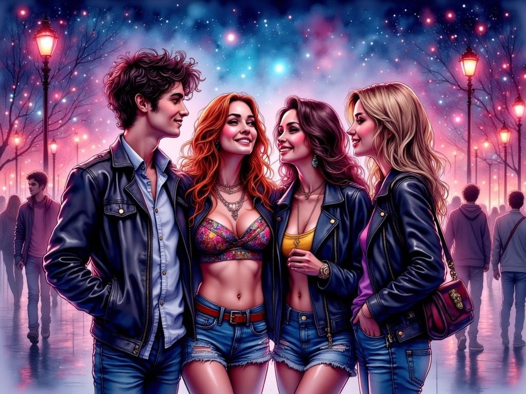 College Friends Get Ready for One Last Night Out