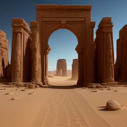 Ancient Desert Archway Reveals Alien Jungle
